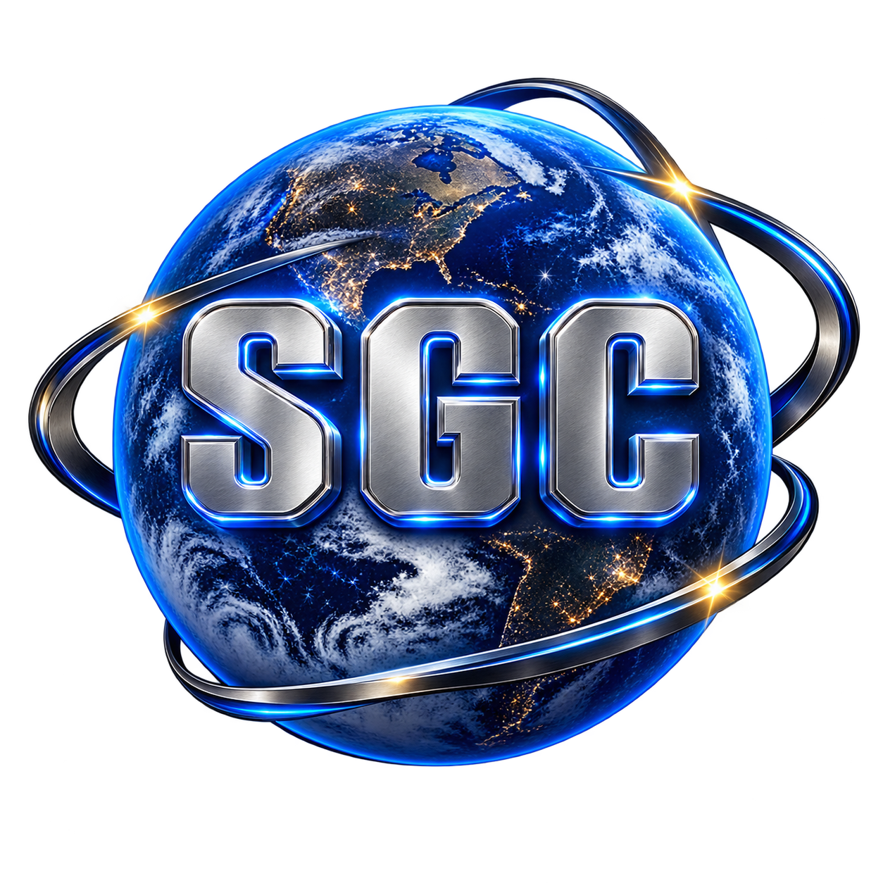 Snow's Global Connections global orbit ride emblem
